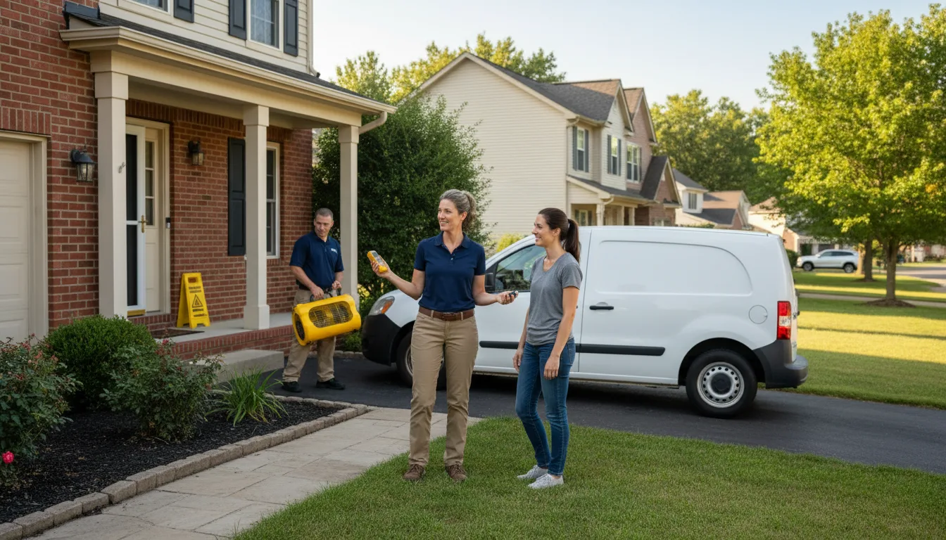 Residential water damage restoration in Howe, ID